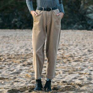 Finisterre Yarrel Cotton Cord Trouser in Flint Size 28R